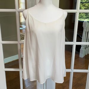 Boden 100% silk cami tank top off white